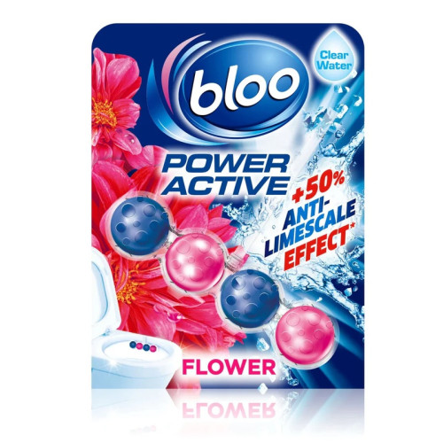 BLOO POWER ACTIVE FLOWER TOILET BLOCK 1x6xPK PMP &Acirc;&pound;1.29