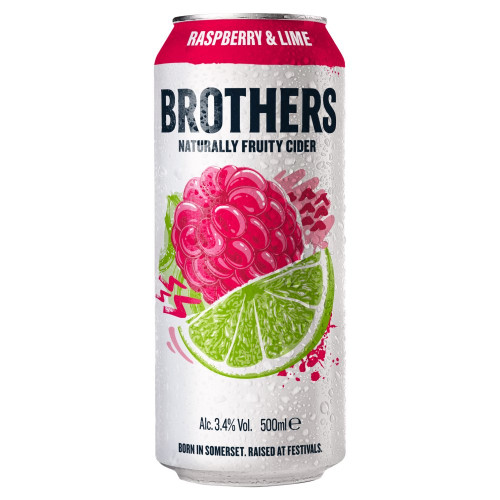 BROTHERS BERRY SUB-LIME CIDER BOTTLE 1x10x500ML