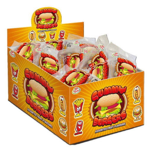 CANDY CASTLE GUMMY BURGER SWEETS 1x24x32G