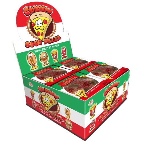 CANDY CASTLE SOUR PIZZA SWEETS 1x24x20G
