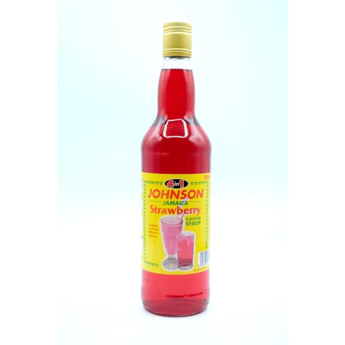 JOHNSON JAMAICA SYRUP STRAWBERRY SUGAR FREE BOTTLE 1x6x700ML PMP &Acirc;&pound;3.29