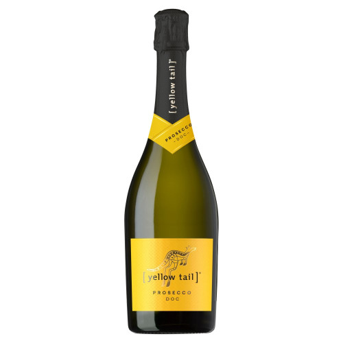 YELLOW TAIL PROSECCO SPARKLING WINE BOTTLE 6x75CL