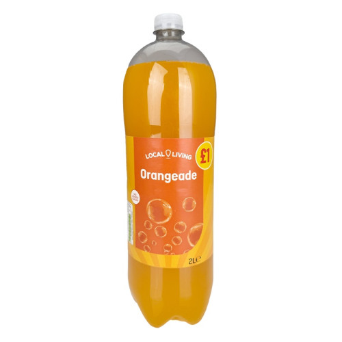 LOCAL LIVING ORANGEADE BOTTLE 1x6x2L PMP &Acirc;&pound;1