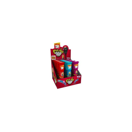 BAZOOKA CANDY FLIP N DIP PUSH POP SWEETS 1x12xSGL
