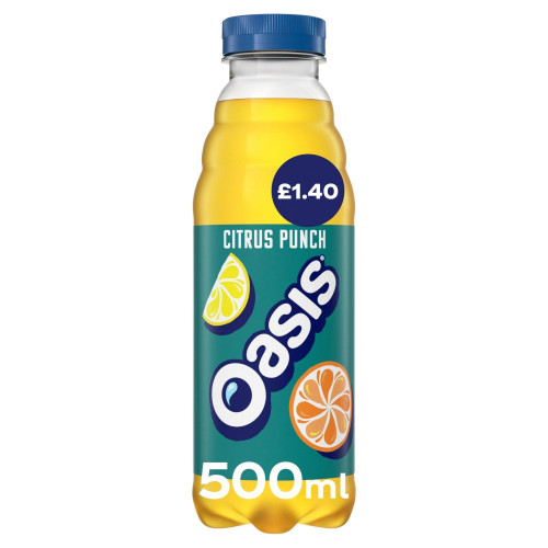 OASIS CITRUS PUNCH BOTTLE 1x12x500ML PMP &Acirc;&pound;1.40