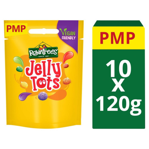 ROWNTREES JELLYTOTS SWEETS 1x10x120G PMP &Acirc;&pound;1.25