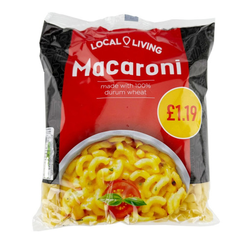 LOCAL LIVING MACARONI 1x12x500G PMP &Acirc;&pound;1.19