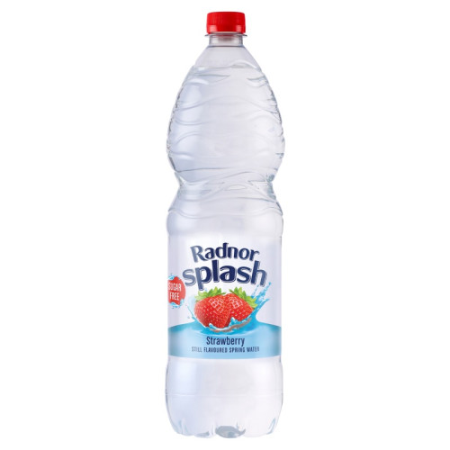 RADNOR SPLASH STRAWBERRY BOTTLE 1x6x1.5L
