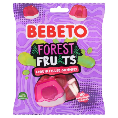 BEBETO FOREST FRUITS LIQUID FILLED GUMMIES 1x10x130G PMP &Acirc;&pound;1