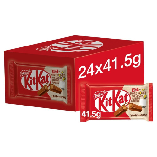 KITKAT 4 FINGER MILK CHOCOLATE BAR MULTIPACK 1x20x41.5G PMP &Acirc;&pound;1.85