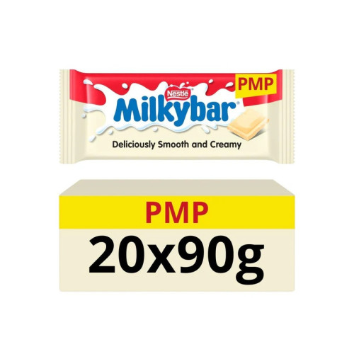 MILKYBAR WHITE CHOCOLATE BAR 1x20x90G PMP &Acirc;&pound;1.65