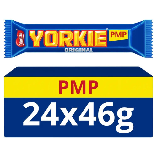 YORKIE MILK CHOCOLATE BAR 1x24x46G PMP &Acirc;&pound;0.89