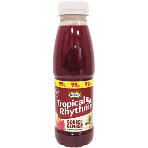 GRACE TROPICAL RHYTHMS SORREL GINGER BOTTLE 1x10x330ML PMP &Acirc;&pound;0.99