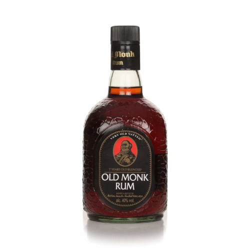 OLD MONK 7 YEAR DARK RUM BOTTLE 1x70CL
