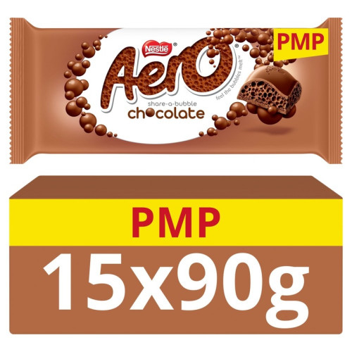 AERO PEPPERMINT CHOCOLATE SHARING BAR 15x90G PMP &Acirc;&pound;1.65