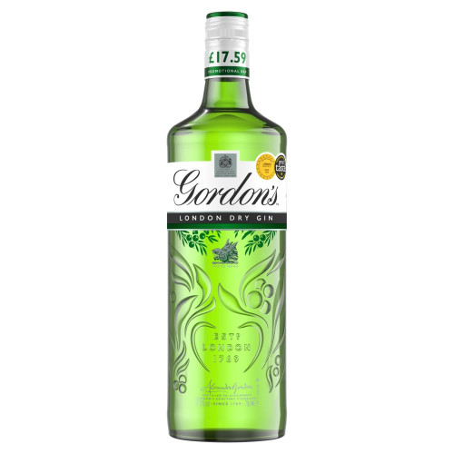 GORDONS LONDON DRY GIN BOTTLE 1x70CL PMP &Acirc;&pound;17.59