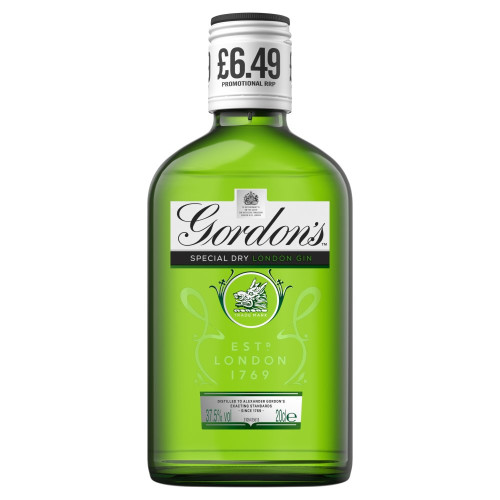 GORDONS LONDON DRY GIN BOTTLE 1x20CL PMP &Acirc;&pound;6.49