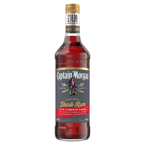 CAPTAIN MORGAN DARK 6x70CL PMP &Acirc;&pound;18.89