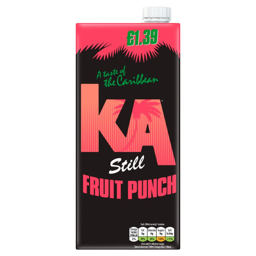 KA STILL FRUIT PUNCH 12x1L PMP &Acirc;&pound;1.39