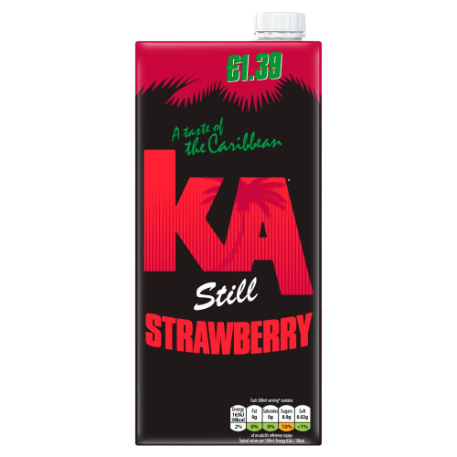 KA STILL STRAWBERRY 12x1L PMP &Acirc;&pound;1.39