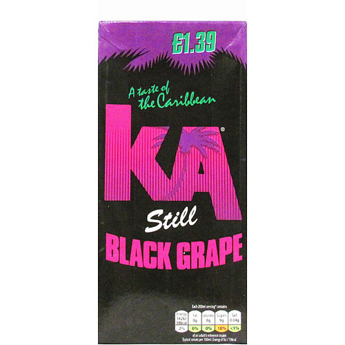 KA STILL BLACK GRAPE 12x1L PMP&Acirc;&pound;1.39