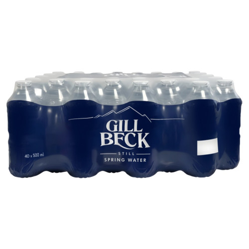 GILL BECK STILL WATER BOTTLES 40 X 500ML