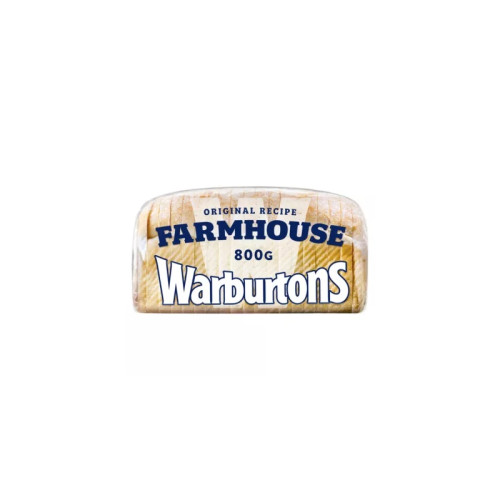 WARBURTONS WHITE FARMHOUSE BREAD 1x800G