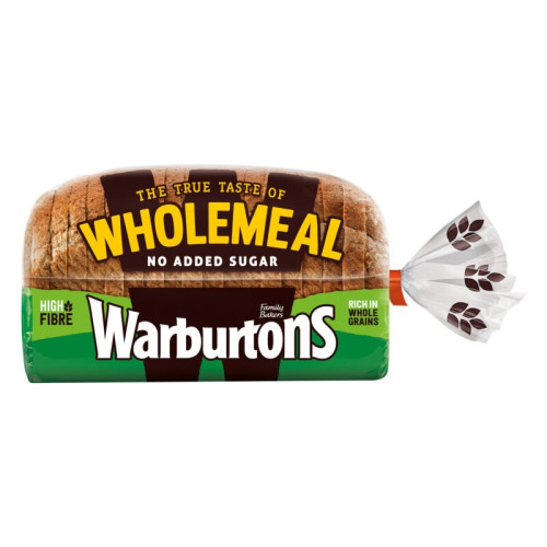 WARBURTONS WHOLEMEAL MEDIUM BREAD 1x800G