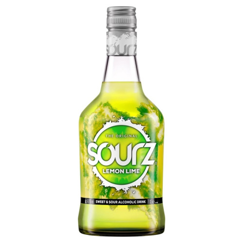 SOURZ LEMON & LIME LIQUEUR BOTTLE 6x70CL
