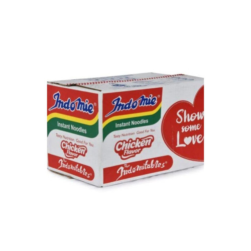 INDOMIE CHICKEN NOODLES WHITE CARTON 40x70G