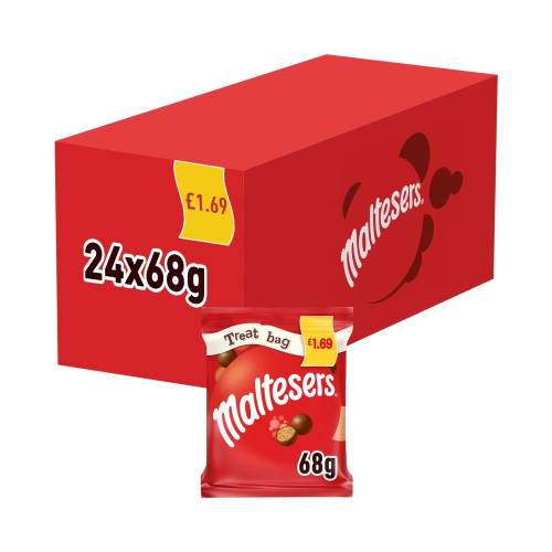 MALTESERS CHOCOLATE TREAT BAG 24x68G PMP &Acirc;&pound;1.69