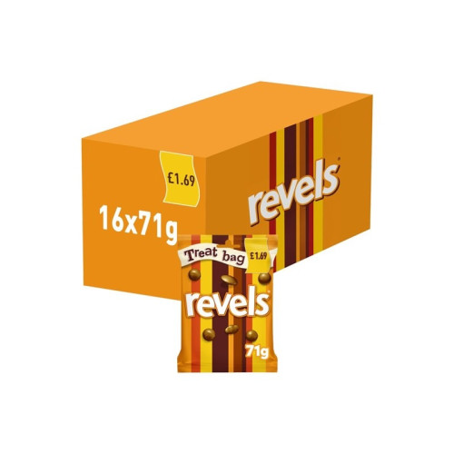 REVELS CHOCOLATE TREAT BAG 20x71G PMP &Acirc;&pound;1.69