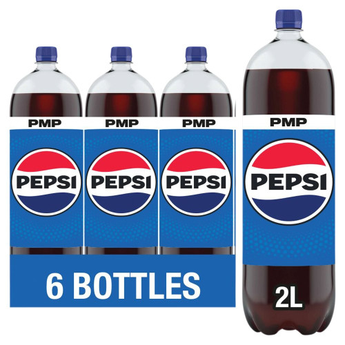 PEPSI REGULAR BOTTLE 6x2L PMP &Acirc;&pound;2.49