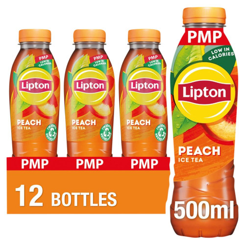 LIPTON ICE TEA PEACH BOTTLE 12x500ML PMP &Acirc;&pound;1.39