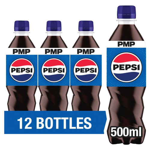 PEPSI REGULAR BOTTLE 12x500ML PMP &Acirc;&pound;1.45