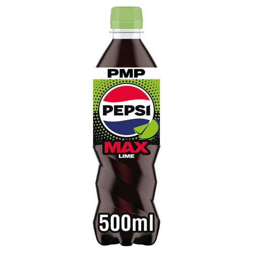 PEPSI MAX LIME BOTTLE 12x500ML PMP &Acirc;&pound;1.39