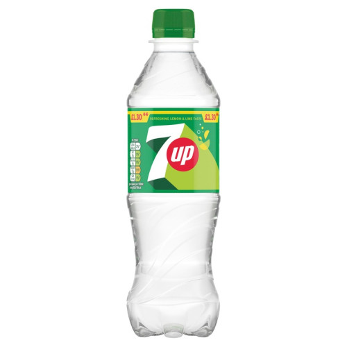 7UP REGULAR BOTTLE 12x500ML PMP &Acirc;&pound;1.35
