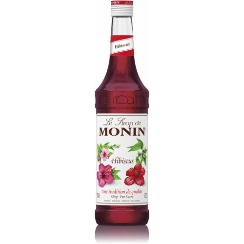 MONIN SYRUP HIBISCUS BOTTLE 6x70CL
