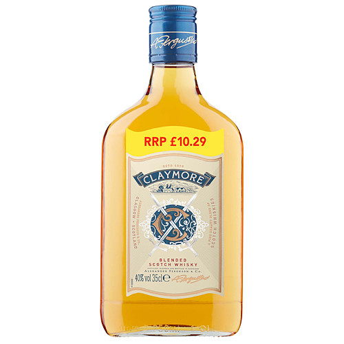CLAYMORE BLENDED SCOTCH WHISKY BOTTLE 6x35CL PMP &Acirc;&pound;10.29