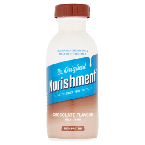 NURISHMENT MILK CHOCOLATE BOTTLE 6x330ML PMP &Acirc;&pound;1.29