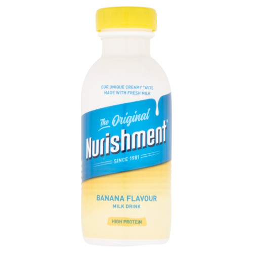NURISHMENT MILK BANANA BOTTLE 6x330ML PMP &Acirc;&pound;1.29