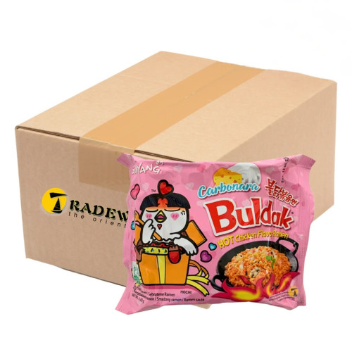 SAMYANG BULDAK NOODLES HOT CHICKEN CARBONARA 8x5x130G