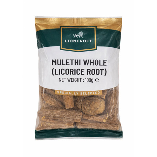 LIONCROFT LIQUORICE ROOT WHOLE MULATHI 20x100G