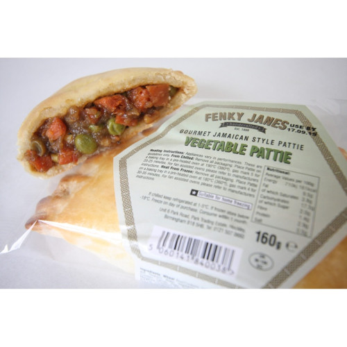 FENKY JANES ORIGINAL JAMAICAN STYLE VEGETABLE PATTIES 1x140G