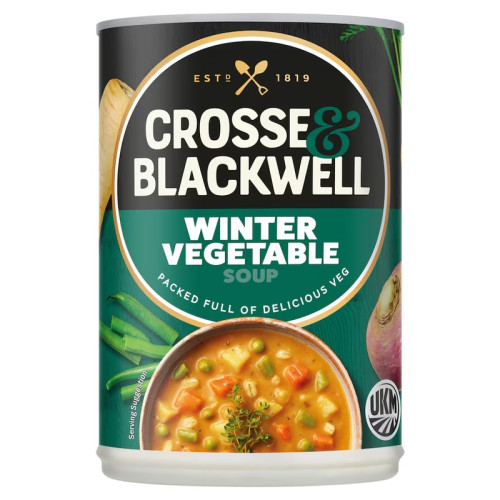 CROSSE & BLACKWELL WINTER VEGETABLE SOUP 6x400G PMP &Acirc;&pound;1.59