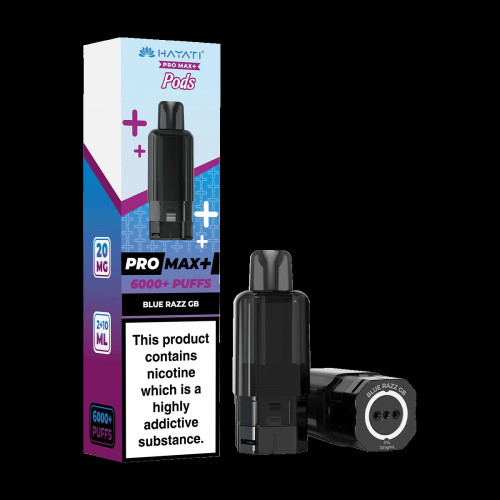 HAYATI PRO MAX+ REFILL BLUE RAZZ GB 20MG 5x12ML