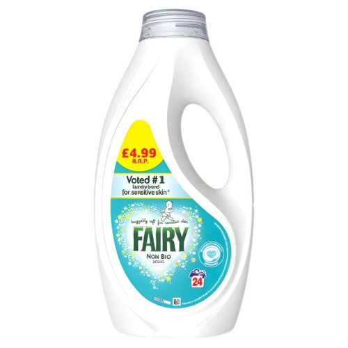 FAIRY NON BIO LIQUID DETERGENT 24WASHES 4x744ML PMP &Acirc;&pound;4.99