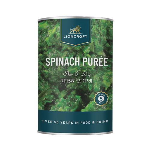 LIONCROFT SPINACH PUREE 12x400G