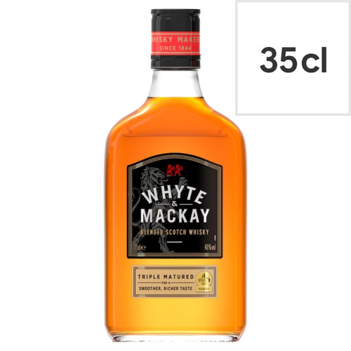 WHYTE & MACKAY BLENDED TRIPLE MATURED SCOTCH WHISKY BOTTLE 6x35CL PMP &Acirc;&pound;11.29