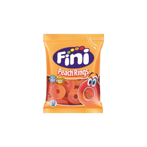 FINI HALAL FIZZY PEACH RINGS 12x75G